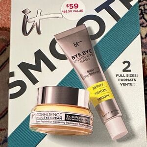 Celebrate It Eye Cream Set with Yellow and Silver Accents